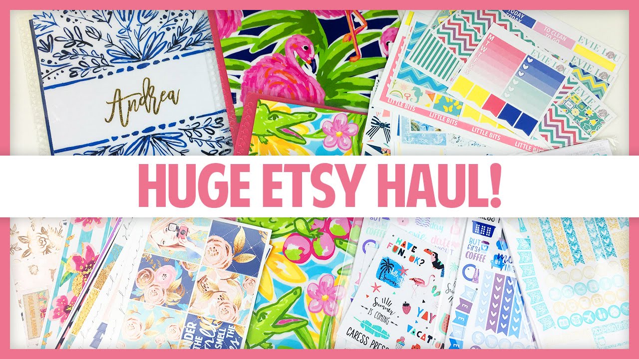 HUGE ETSY STICKER HAUL!