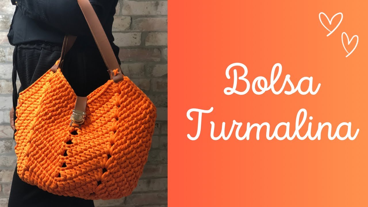 Bolsa Turmalina em Crochê - Bolsa de Fio de Malha Premium