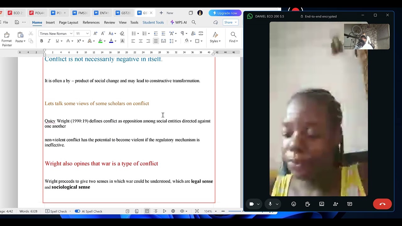 Conflict is not negative in itself | GST202 CLASS SER 3