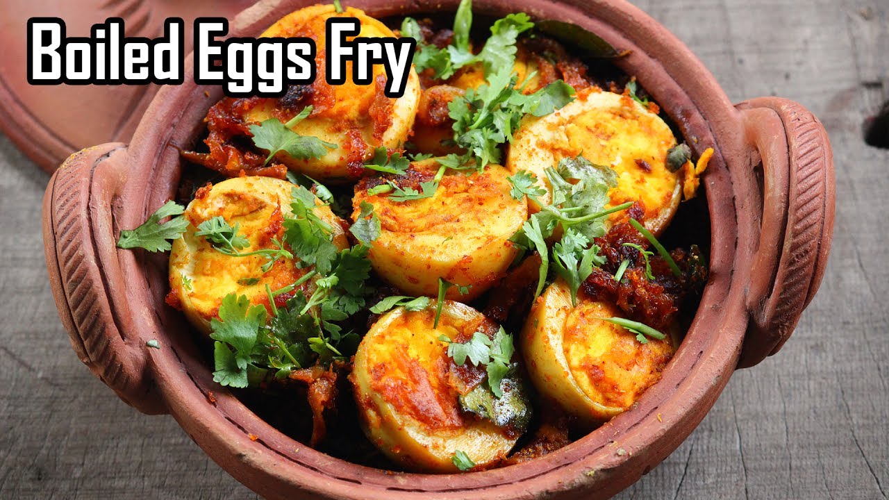 Spicy Boiled Egg Fry Recipe - Foodvedam