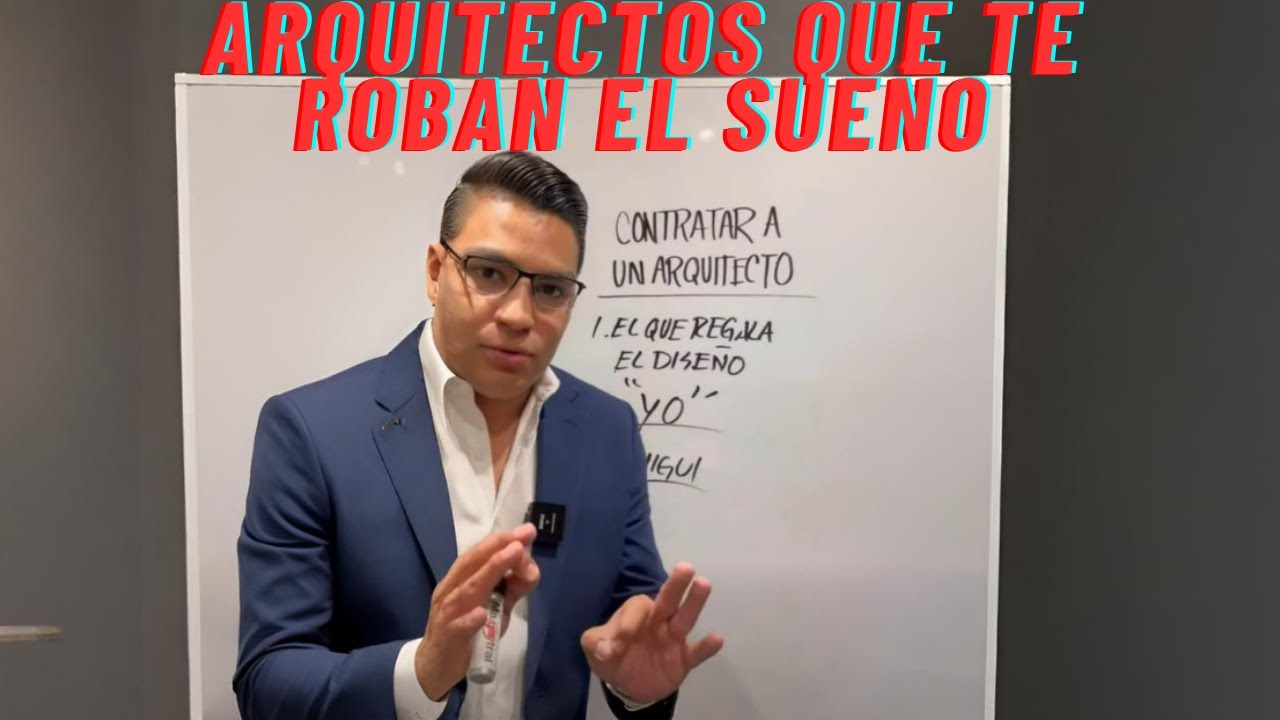 No trabajes con estos arquitectos