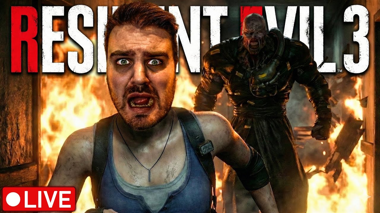 🔴LIVE - DAVE PLAYS RESIDENT EVIL 3 FOR THE FIRST TIME!