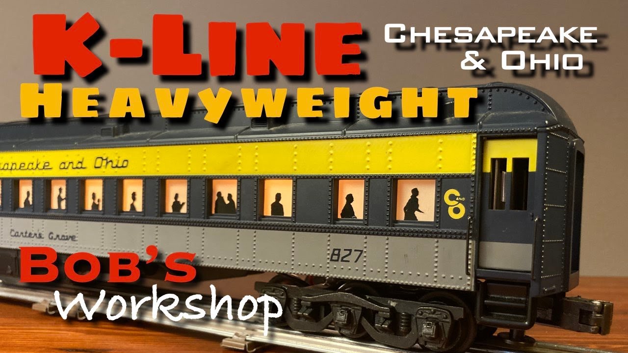 K-Line Heavyweights Chesapeake & Ohio C&O Passenger Car truck & electrical repair Lionel MTH