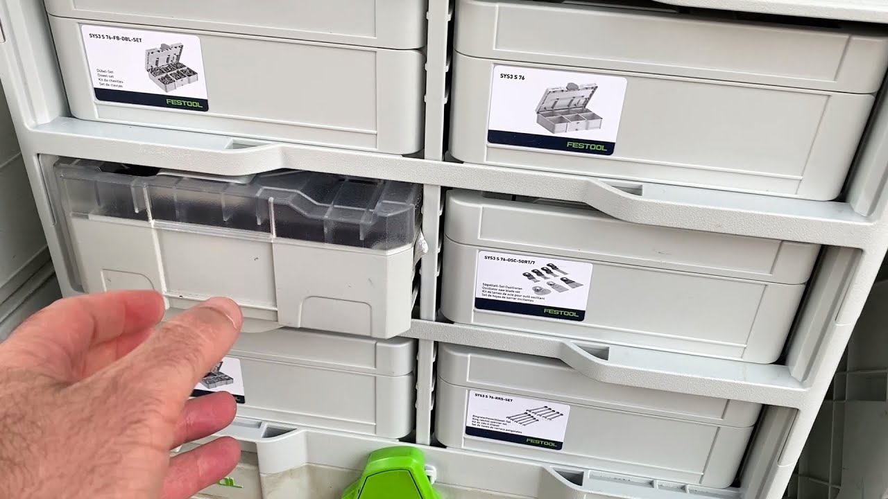 Festool Systainer Rack and New Accessories in Systainer S