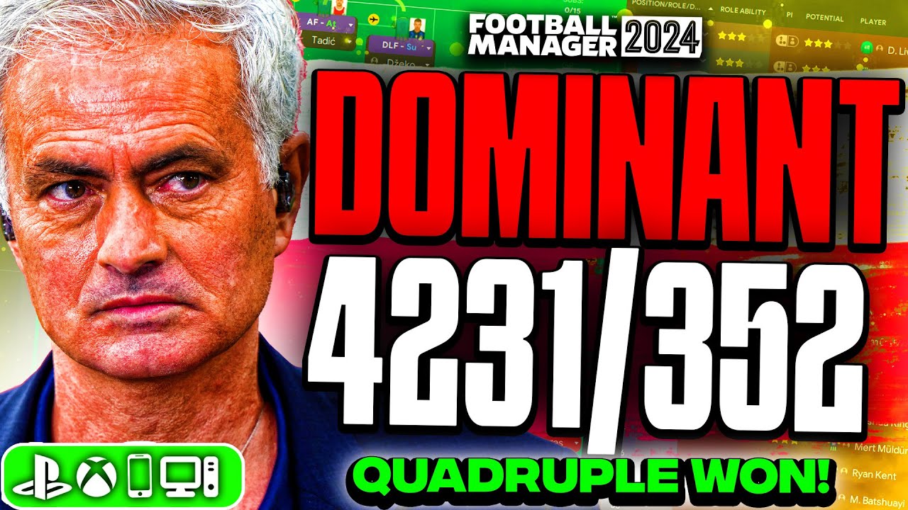 Mourinho's DOMINANT FM24 Tactics (93% Win Rate!) | Best FM24 Tactics!