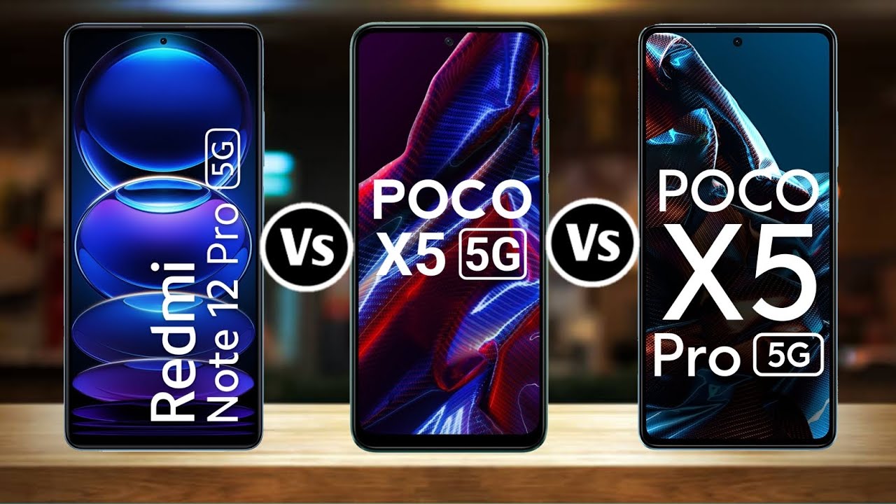 Redmi Note 12 Pro Vs Poco X5 Vs Poco X5 Pro @theprtech