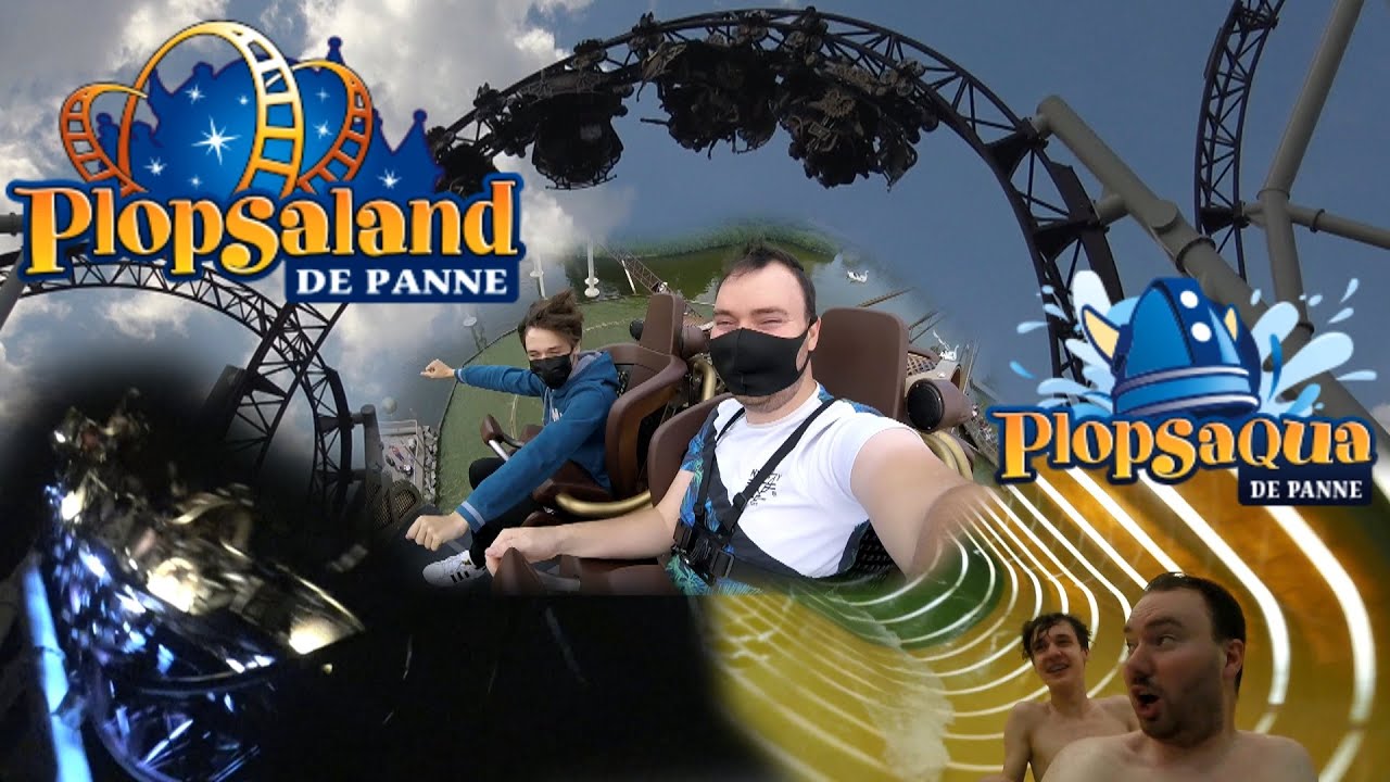 PLOPSALAND DE PANNE VLOG - SKY DROP IN PLOPSAQUA PROBEREN! | IN HET DONKER IN RIDE TO HAPPINESS!