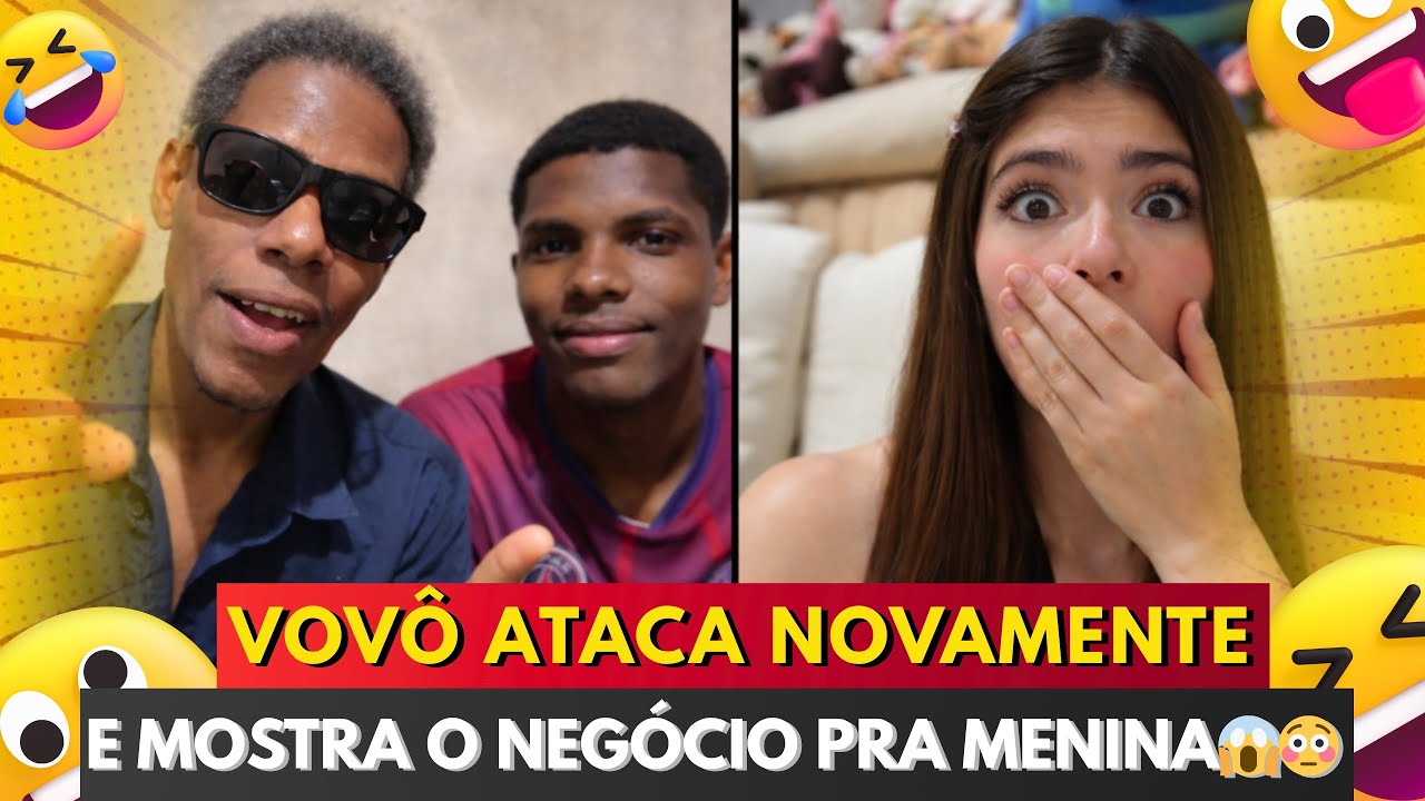 ELA NÃO ACREDITOU QUE VOVÔ IA MOSTRAR O NEGÓCIO😱 | vovo e neto | humor garantido 
