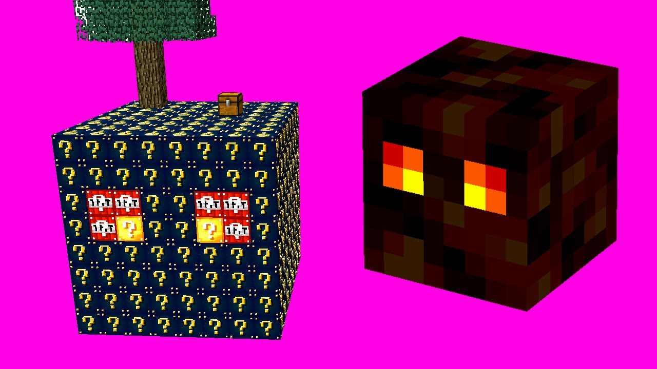 MAGMA CUBE LUCKY SKYBLOCK CHALLENGE!