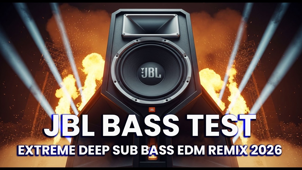 DEEP SUB BASS EDM REMIX 2026 🚗 Extreme Speaker Shaking Car Music