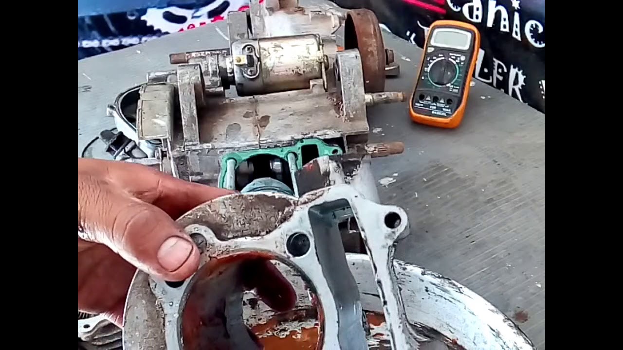 DESARME DE UNA MOTOR DE SCOOTER 125CC 150 CC PASO A PASO PARTE 2