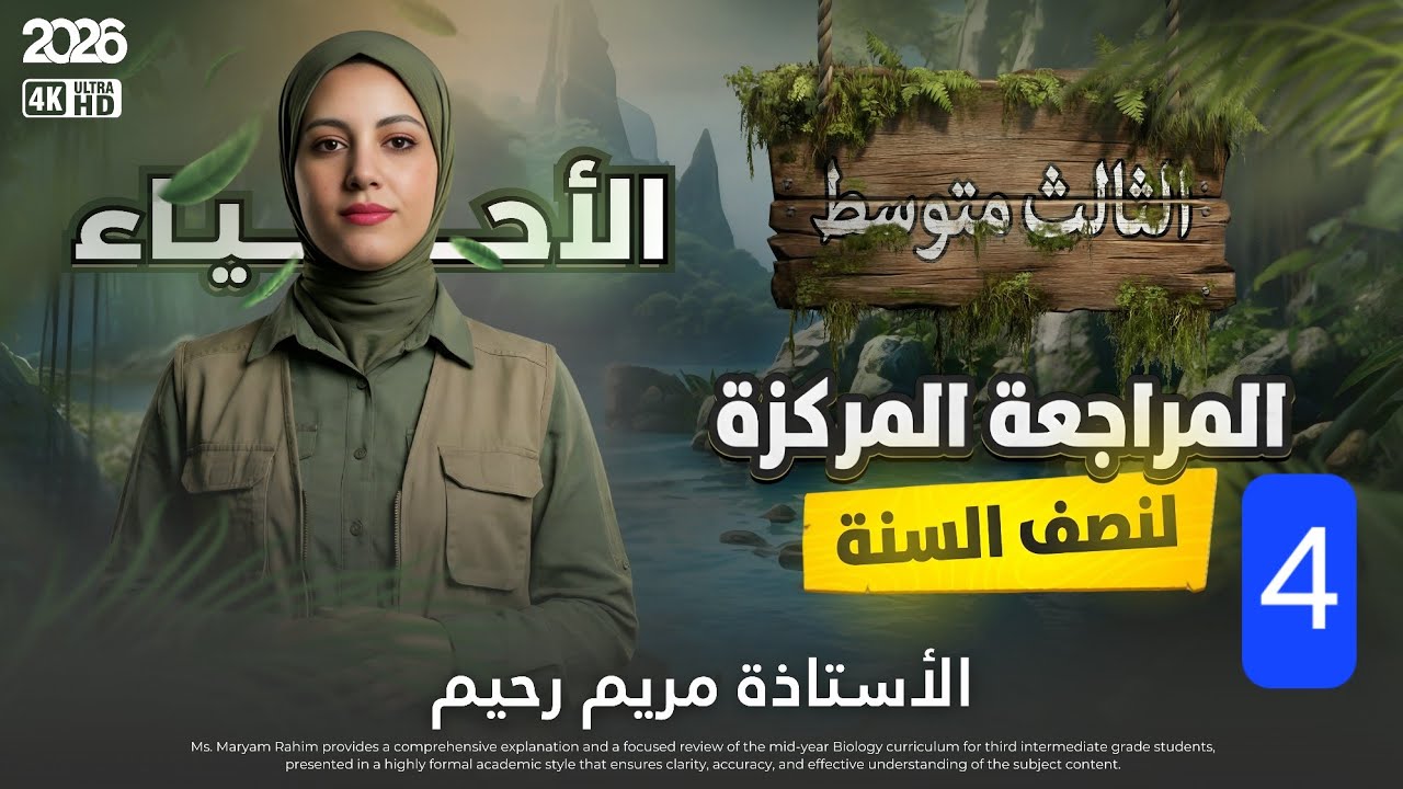 المراجعة المركزة || الفصل الرابع الجهاز الهضمي الجزء الاول || احياء الثالث المتوسط 