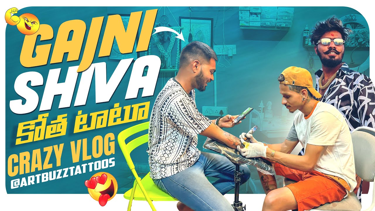 Gajni Shiva కోత టాటూ || CRAZY VLOG || @rahulavanthikavlogs