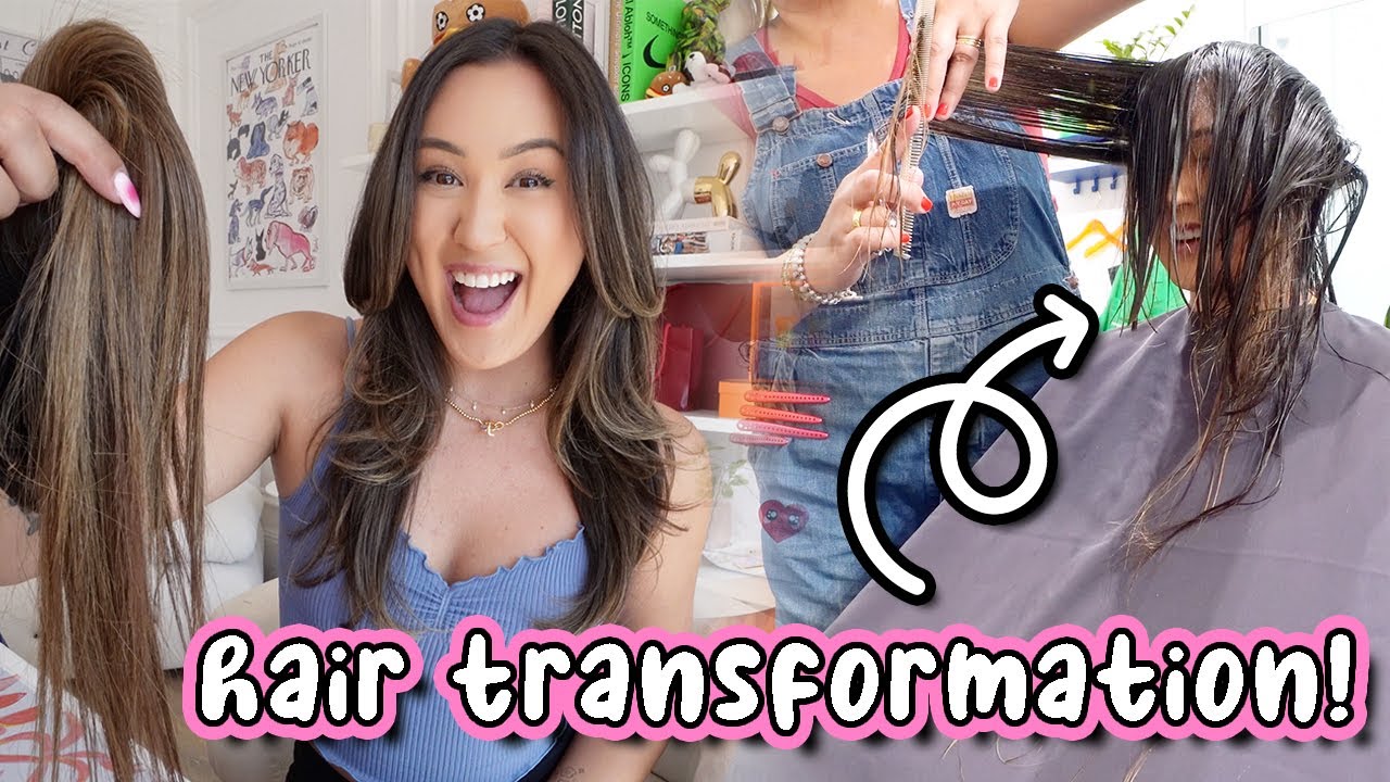 HAIR TRANSFORMATION! New Wifey Era Haircut (Goodbye Extensions)