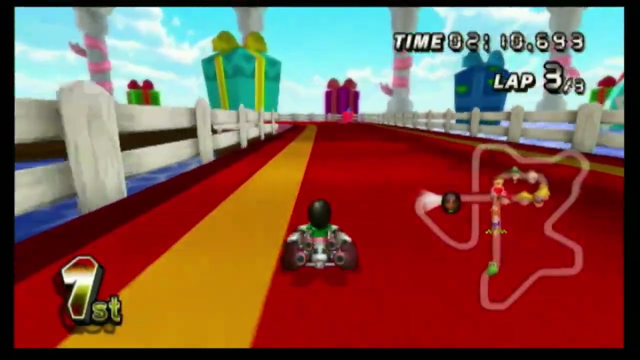 Mario Kart Wii Retro Rewind: Tara races in GBA Ribbon Road