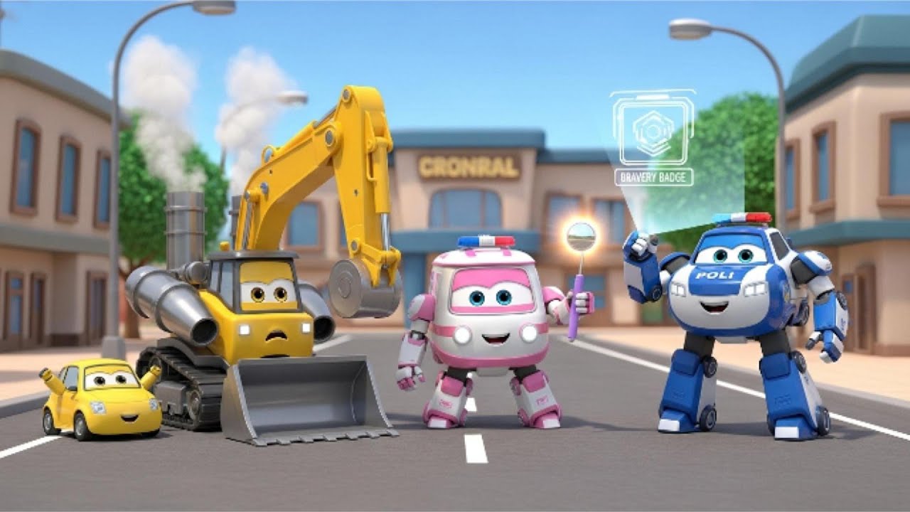 Overcoming Fear: Dino-Dentist Check-Up Day! 🦷│Robocar POLI Dental Safety