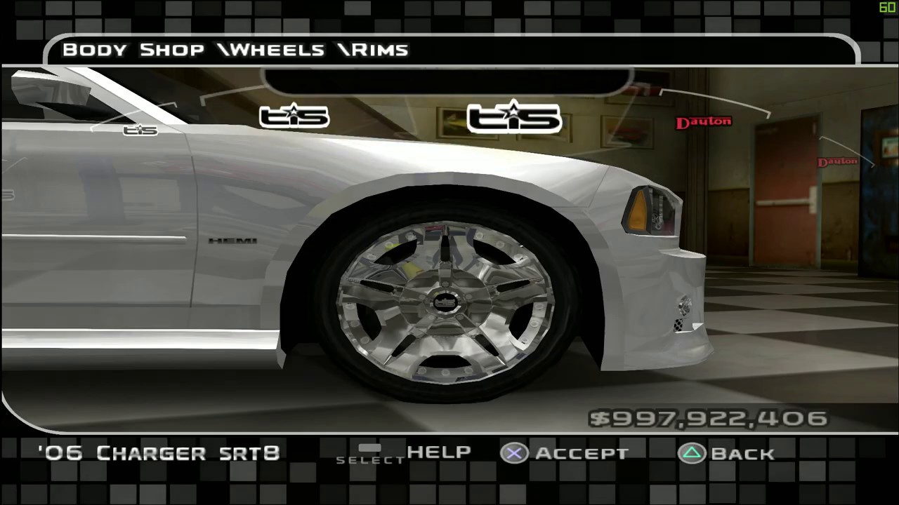 Dodge Charger SRT8 Customization-Midnight Club 3 DUB Edition Remix