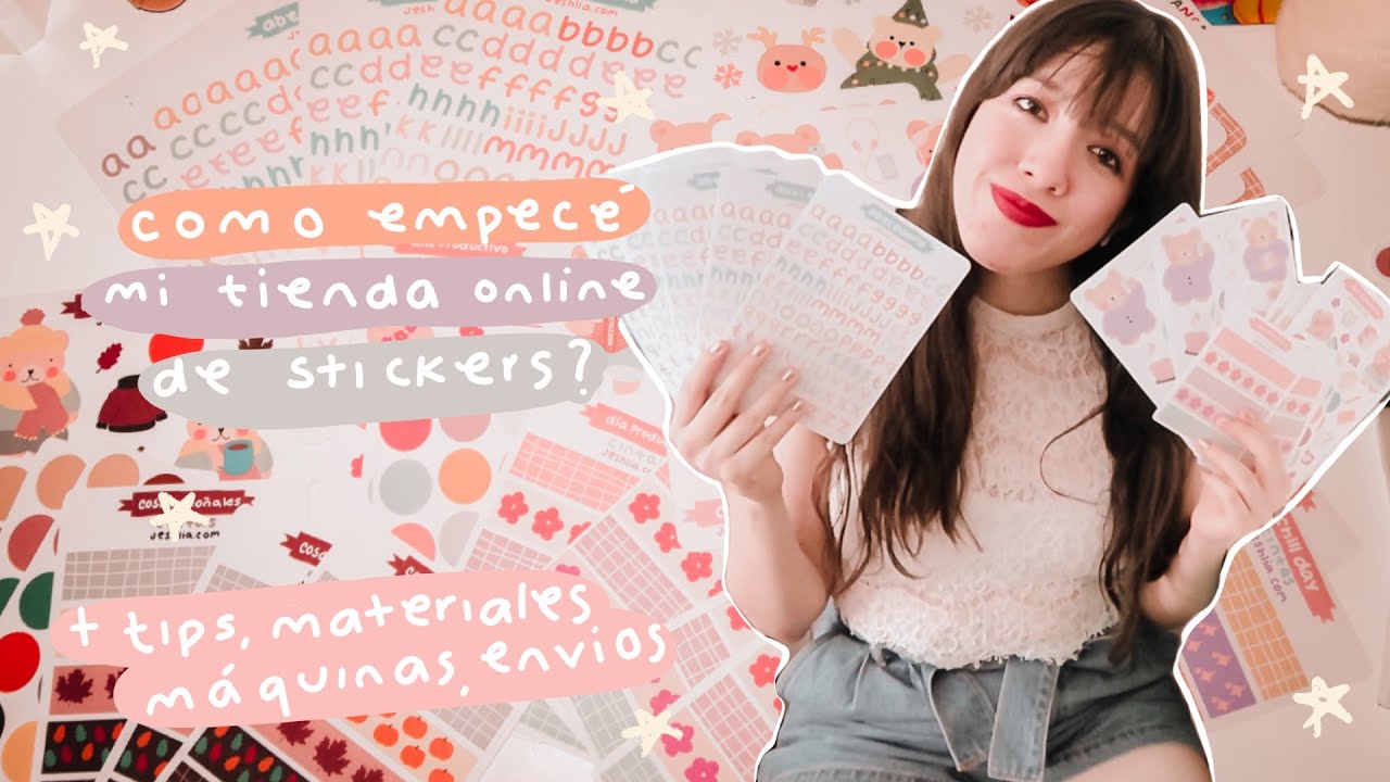 ¿cómo empecé mi tienda online de stickers? (materiales, máquinas, etc) + tips
