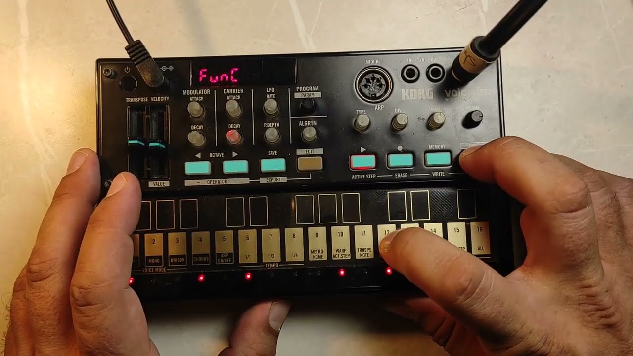 #Synthember2023 No. 9 // Once opon a Volca FM .... (Single Gear Jam with Volca FM - Marimba)
