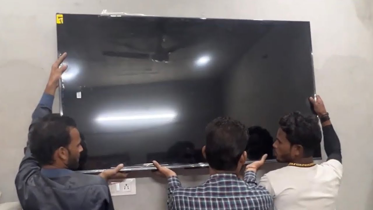 Vu gloled tv installation l Vu gloled 65 inches tv l Bast Bajat Low Cost Tv l Bast No,1 quality TV