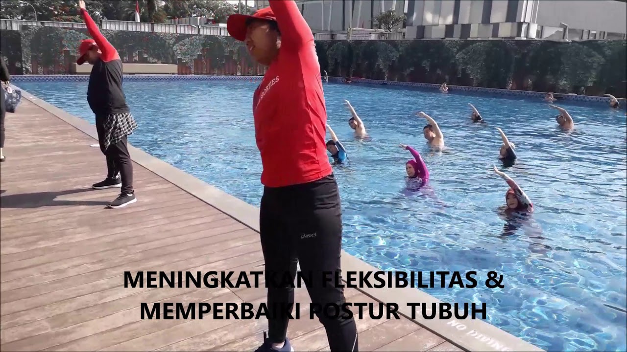 jutaan orang berhasil lebih sehat  dengan Senam air (Aquarobic)
