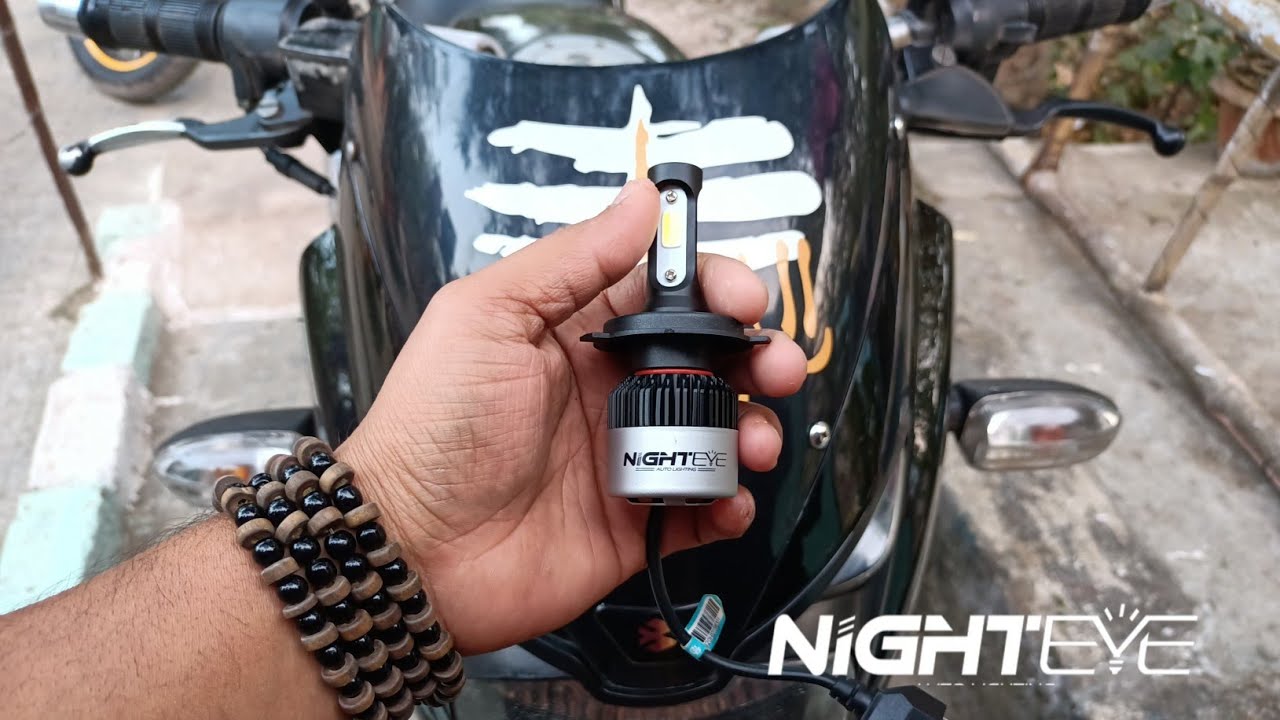 Pulsar 150 Nighteye Headlight Change | Led Headlight