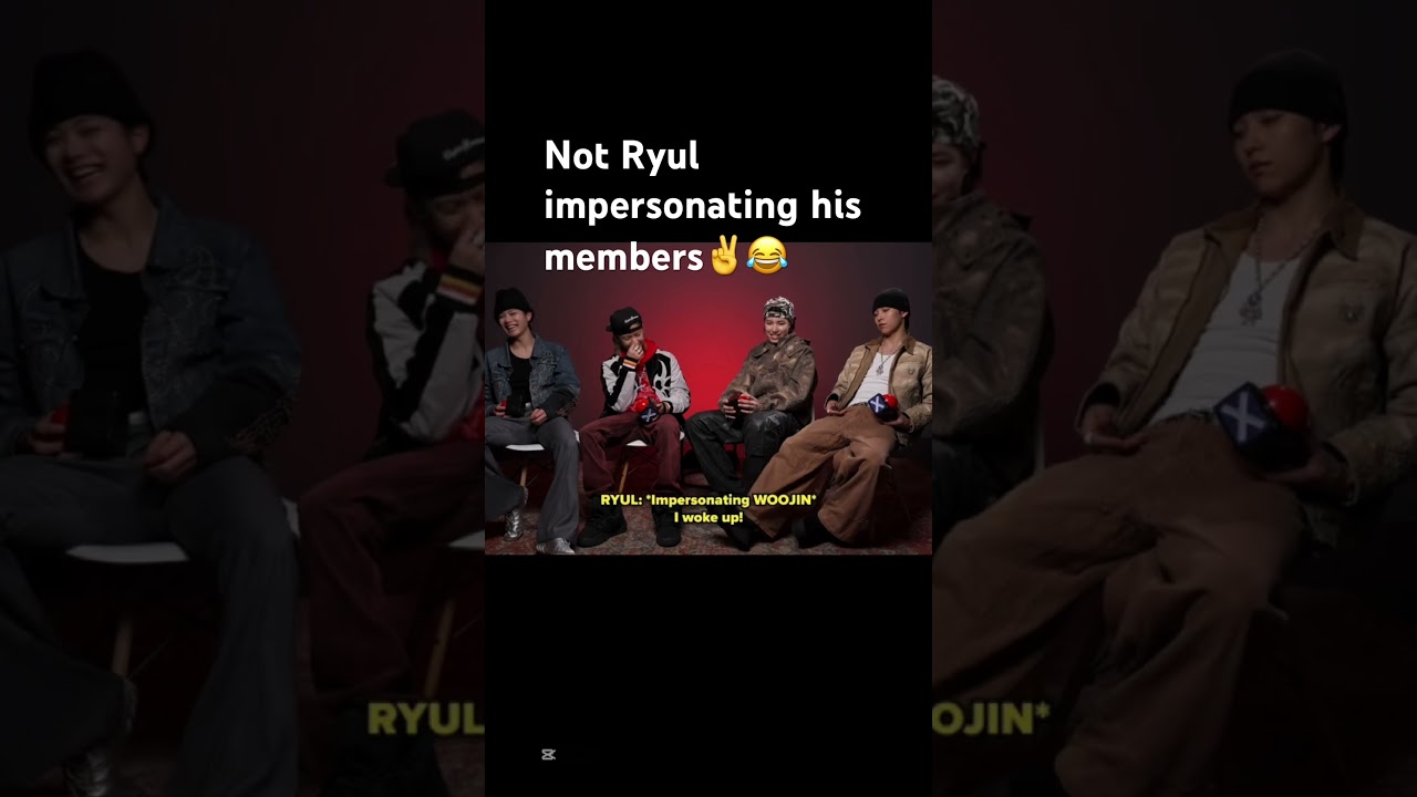 Ryul impersonating his members 😂✌️#lngshot #lngshot4sho #kpop #ryul #fyp #viral #shorts #fypシ