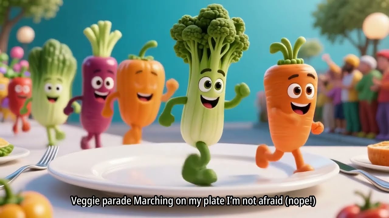 Veggie Parade | @ChikuChikuTurns Nursery Rhymes & Kids Songs