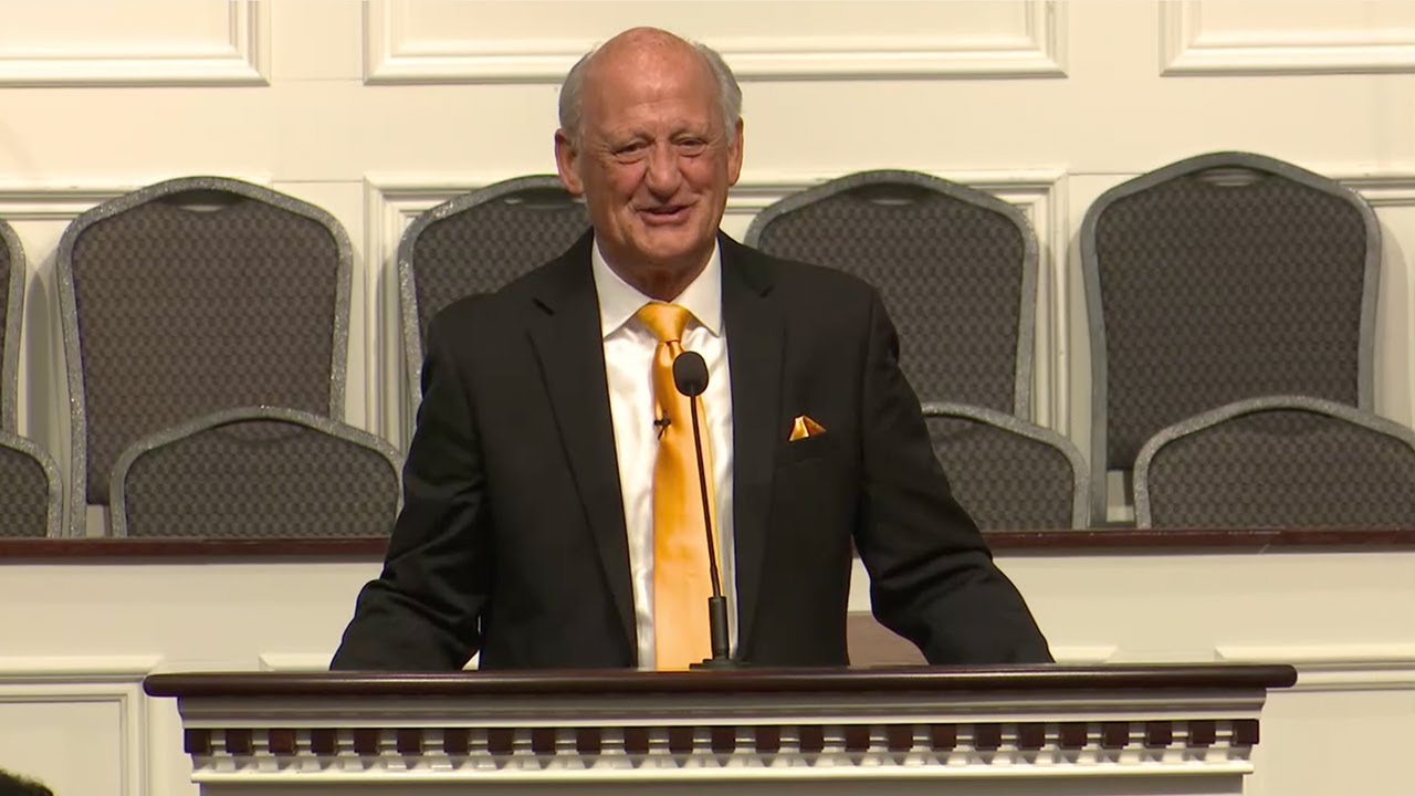 Dr. Jack Trieber preaching 