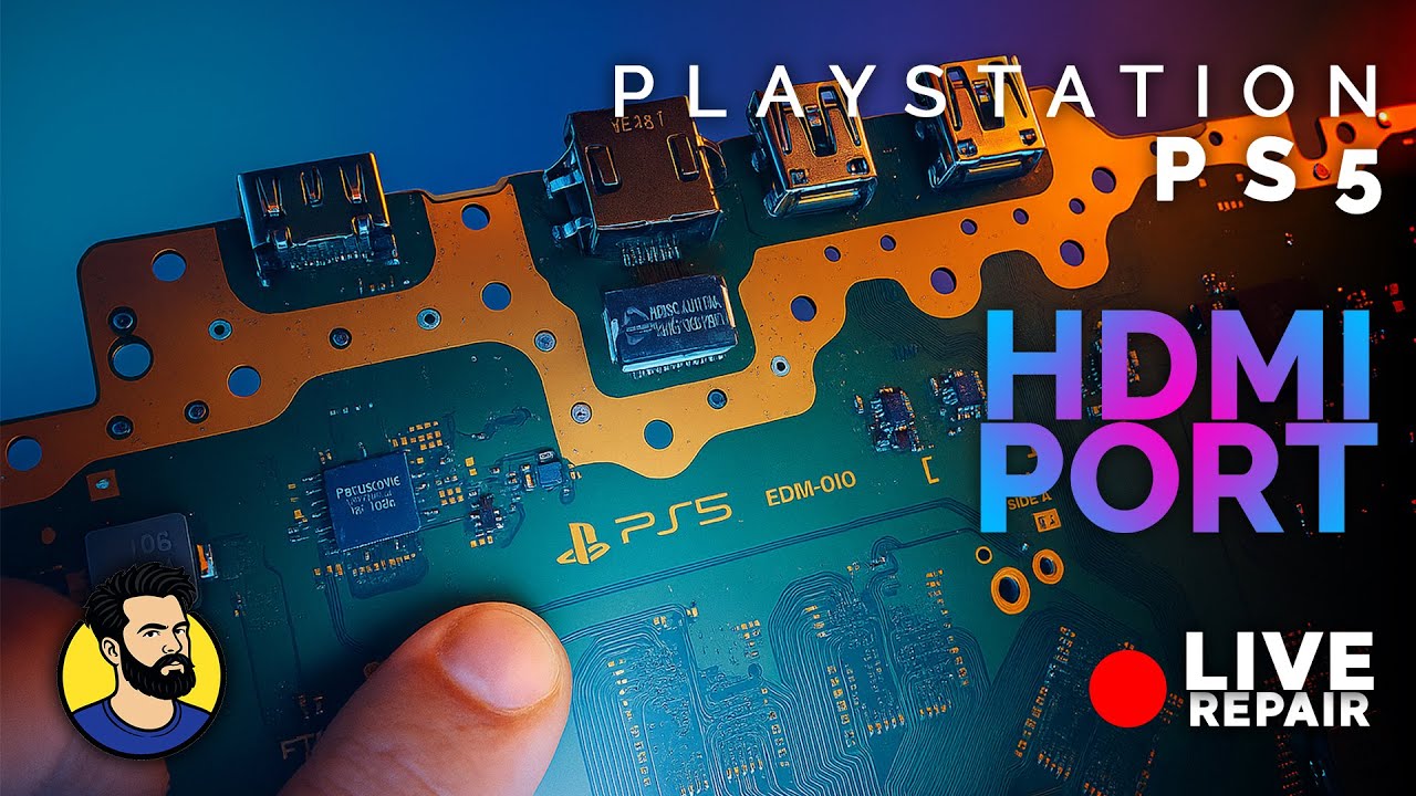 🔴 Live Repair | Let's Fix PlayStation 5 – No Image – HDMI Port