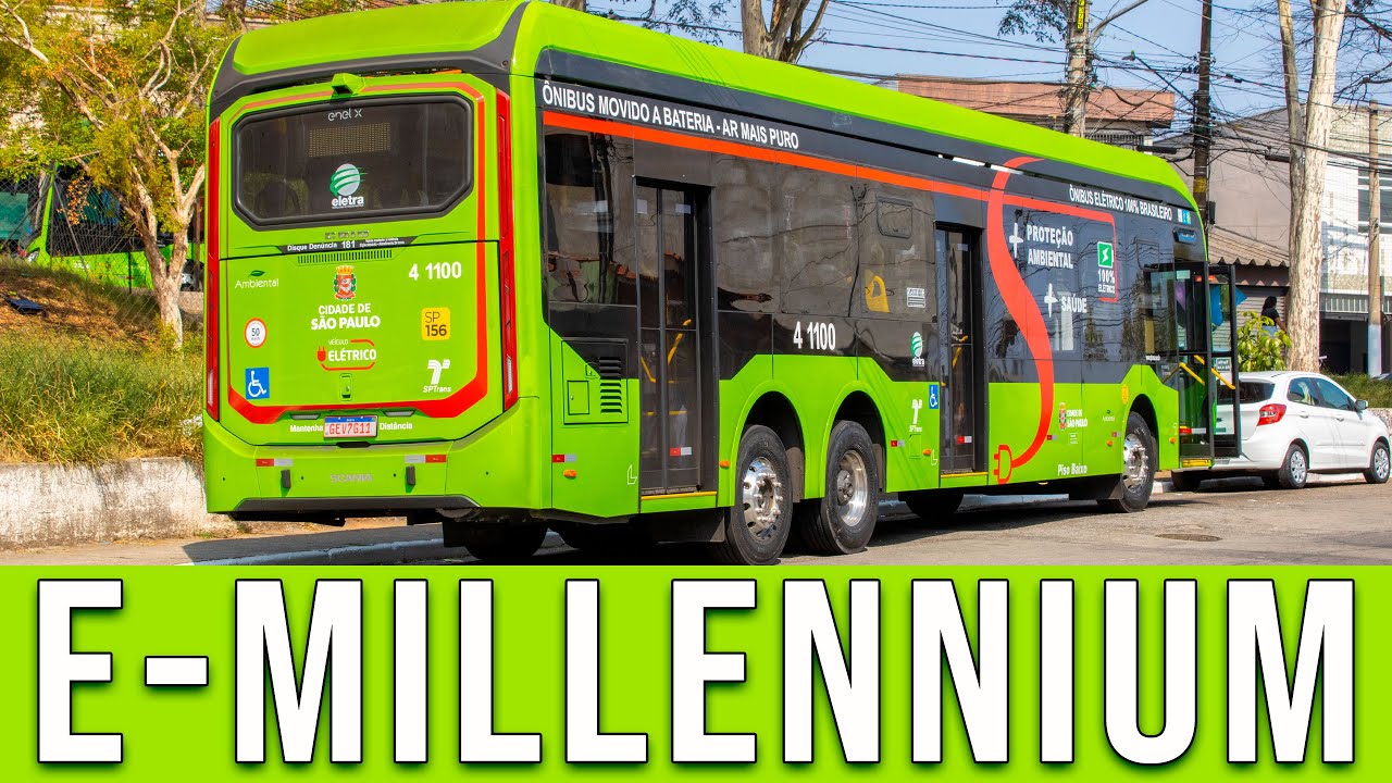 Novos Caio eMillennium Scania K310 Elétricos da Ambiental Transp. Urbanos - Eu Fui Conferir #151