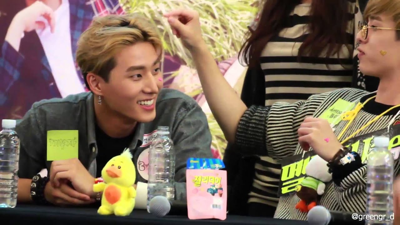 150923 DAY6 여의도팬사인회 영현 제형 머리정리