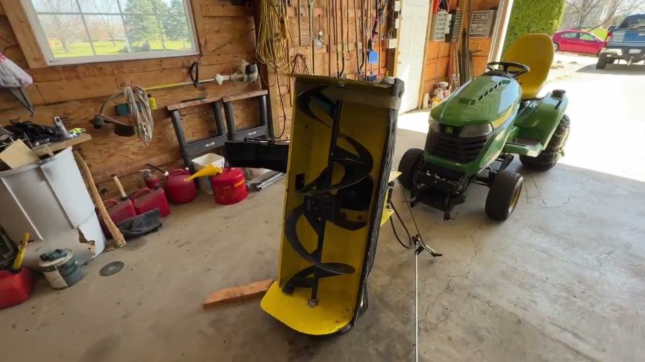 Модификация снегоочистителя John Deere X590
