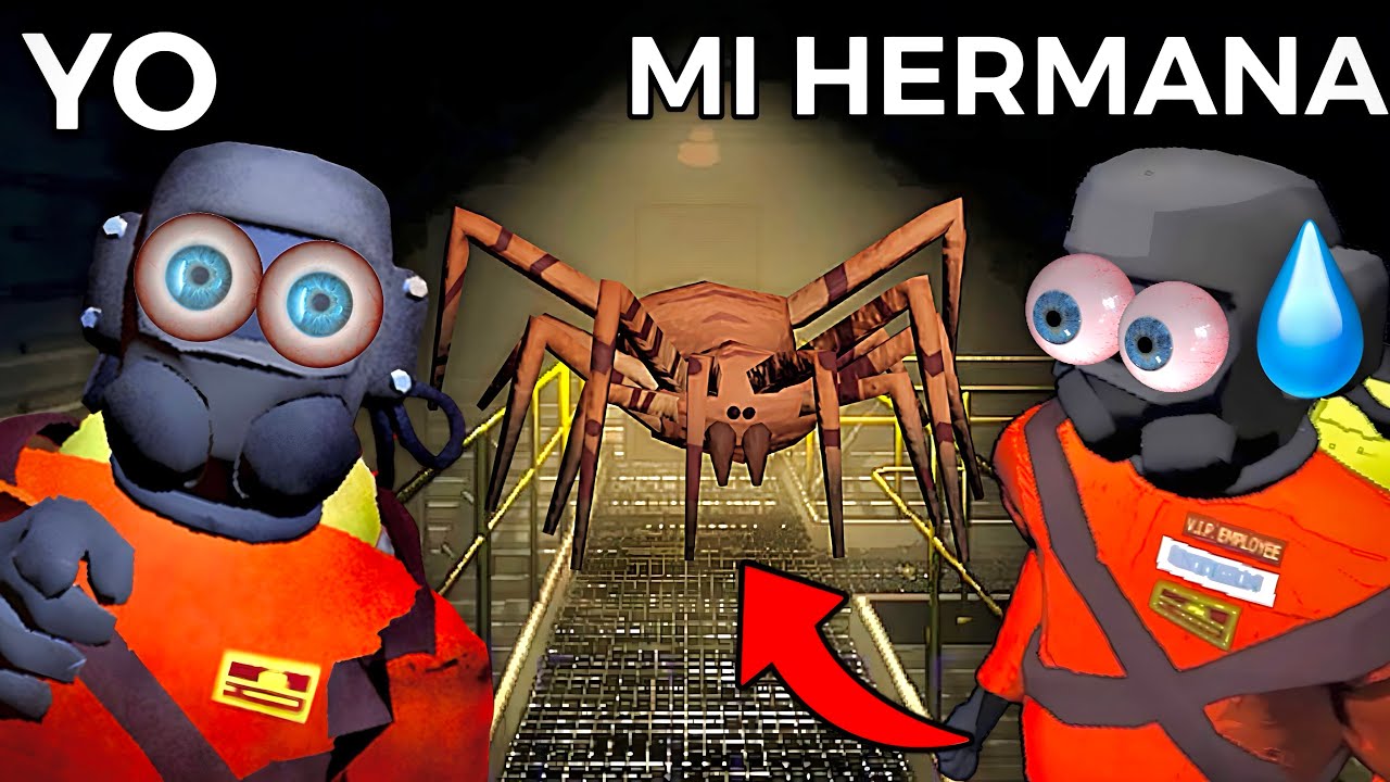 UNA ARAÑA GIGANTE !! | Lethal Company (con mi hermana)