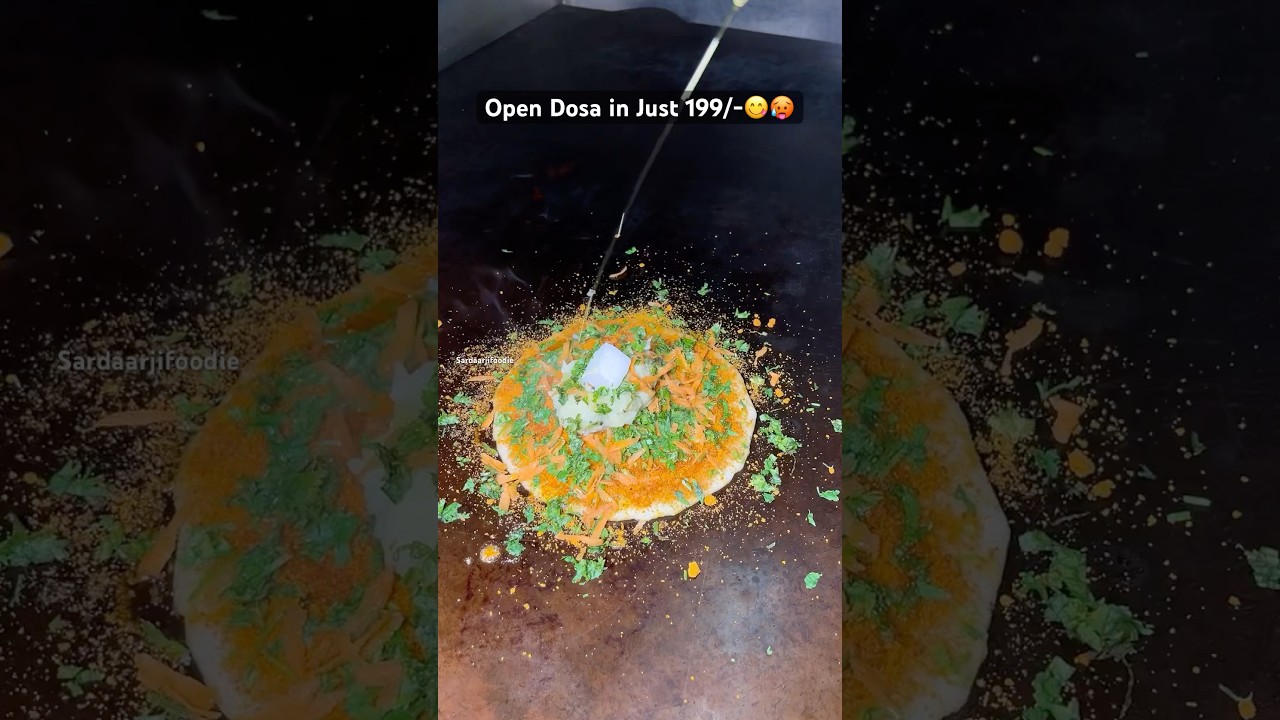 West Delhi famous open dosa😋🥵 