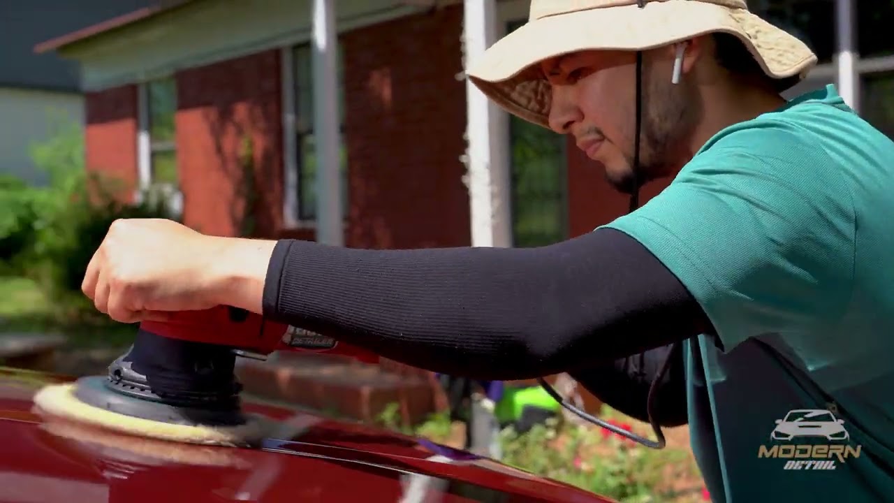 Paint Enhancement Process using Rupes Uno Protect