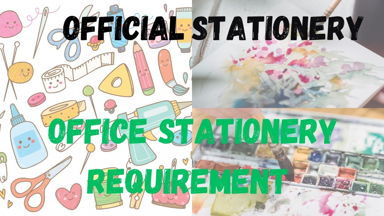 Stationery Items for Office and School, How to Increase our stationery Sale,  Office Stationery Req