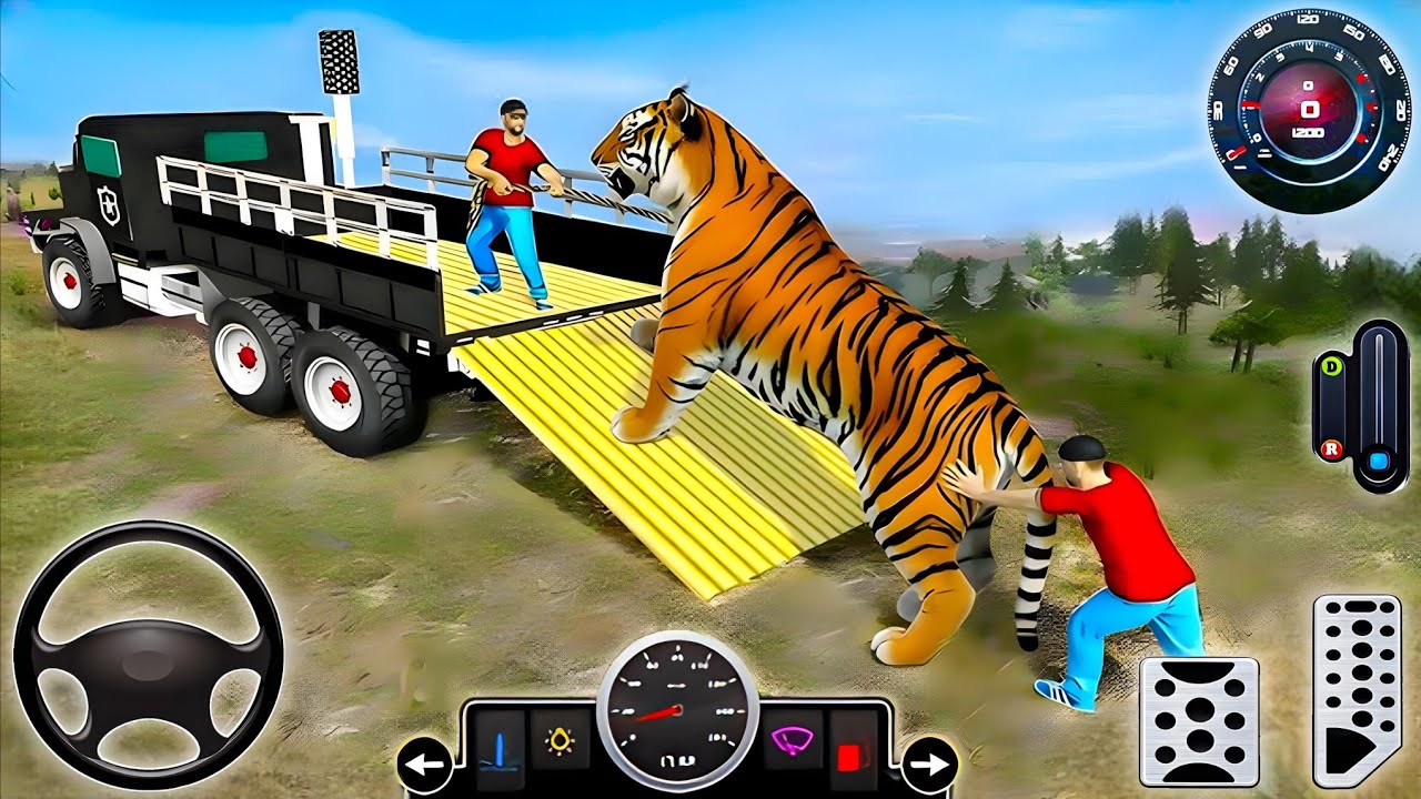 Animal Cargo Truck Transport Driving 3D - Animal Transportion Cargo Truck 2023 - Andriod Gameplay