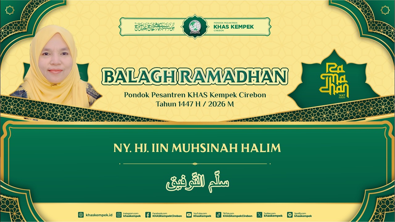 🔴 [LIVE] NGAJI RAMADHAN | KITAB Sullamut Taufiq  | Ibu Nyai Iin Muhsinah