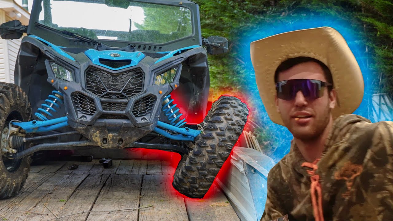 I WRECKED MY CAN-AM x3 Right Before A Tennessee Trip