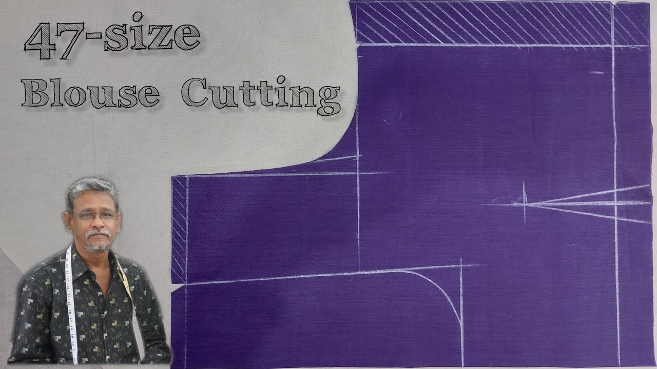 47-size blouse Cutting/The  pattern  stitching ✂️✂️✂️✂️✂️........