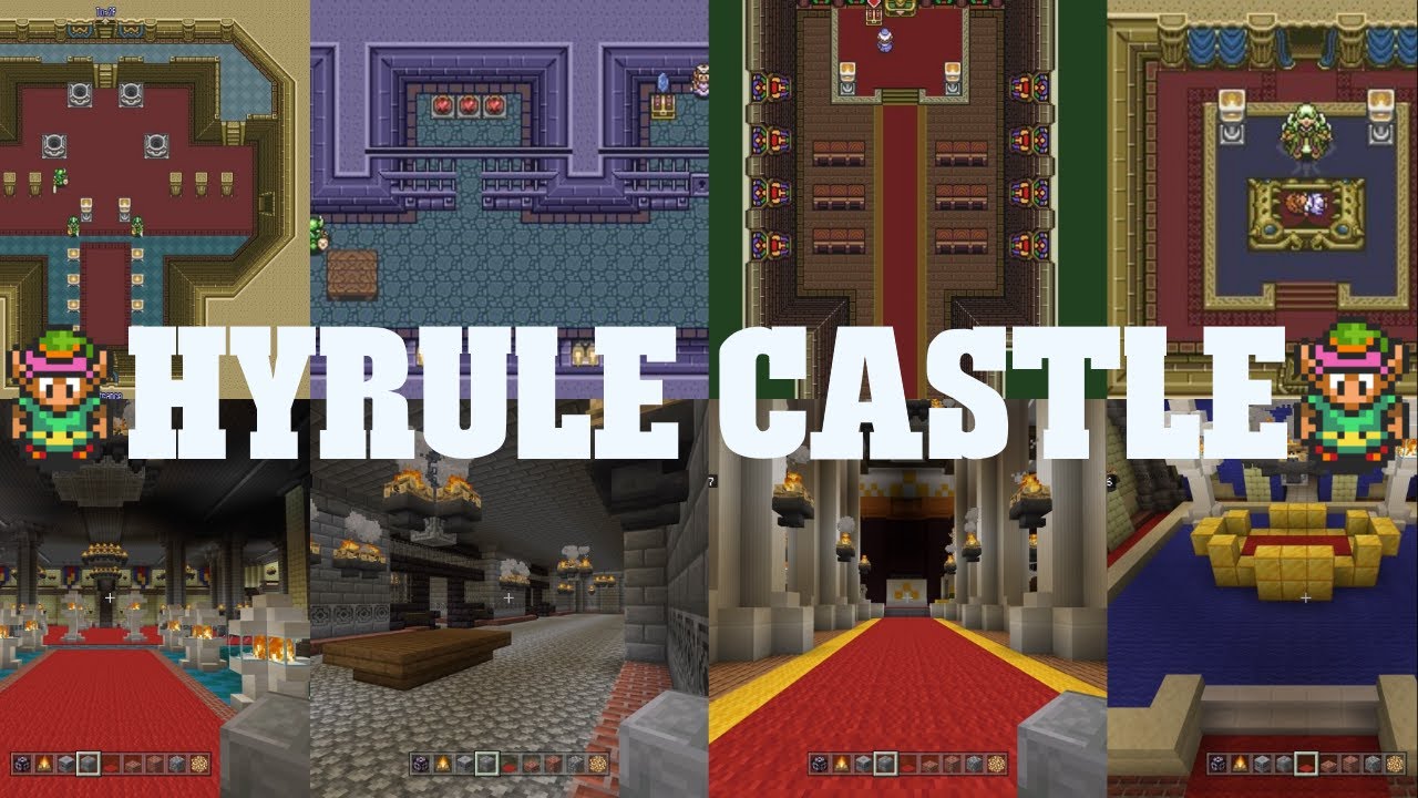 (MINECRAFT) Zelda ALTTP-Hyrule Castle (MAP)