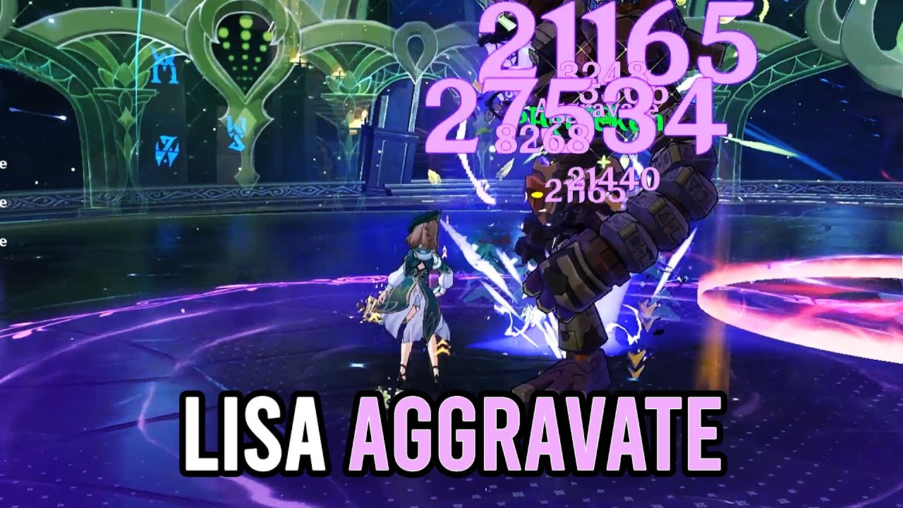 Lisa Aggravate is surprisingly good! | Genshin Impact