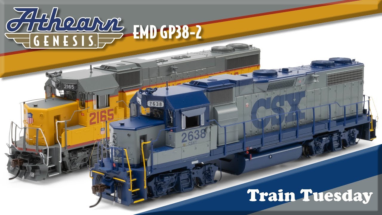 Train Tuesday 03/31/26: Athearn Genesis EMD GP38-2 Diesel Locomotives