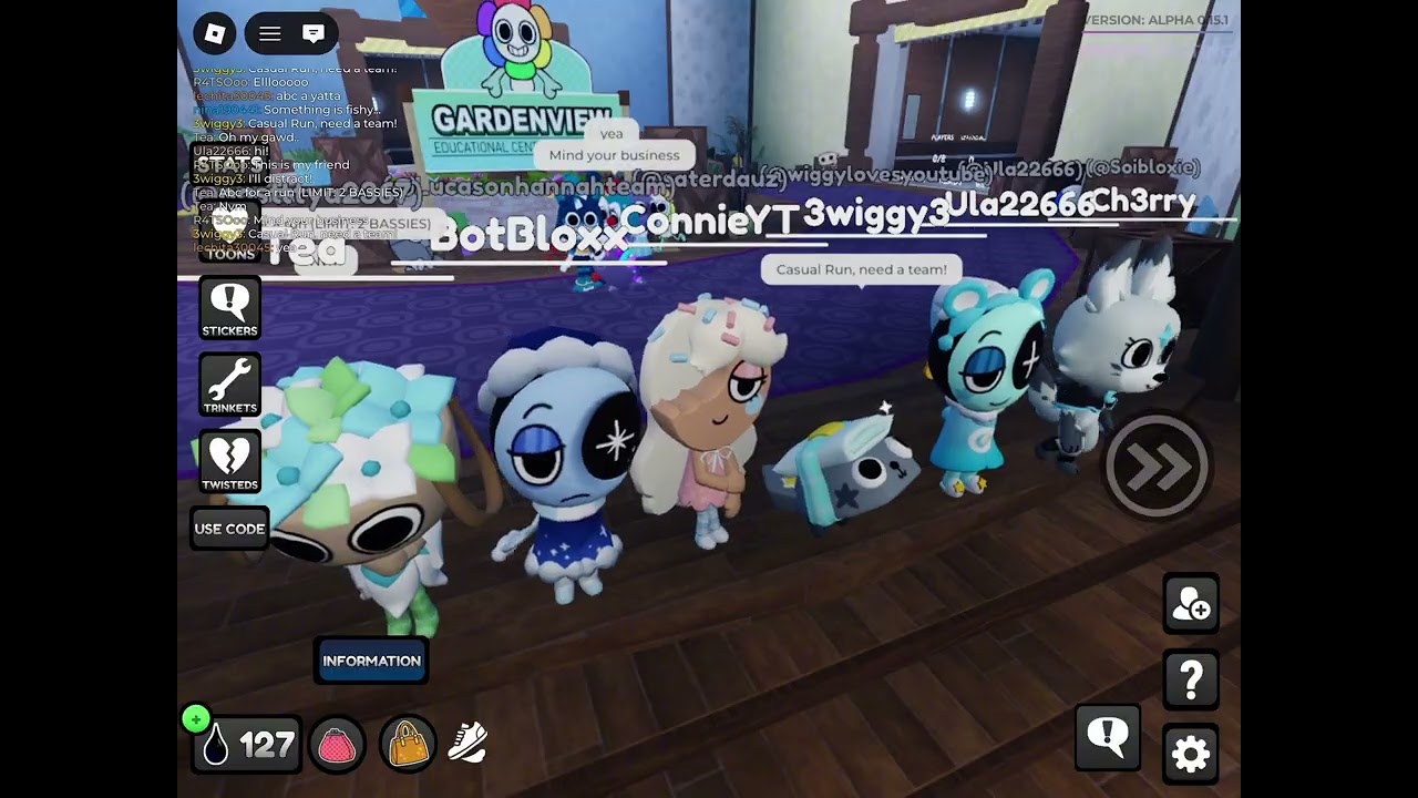 Dandy's world gameplay.  ||but i am a healer the whole time.