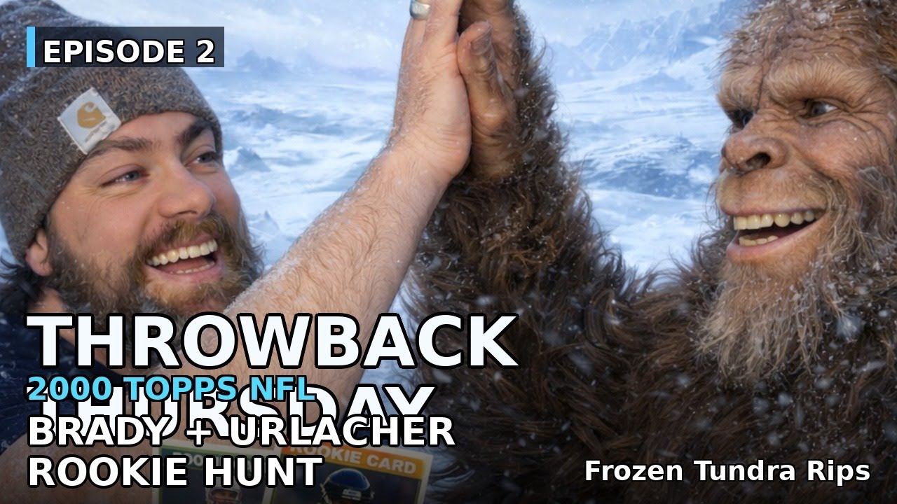 Frozen Tundra Rips Ep. 2 — 2000 Topps NFL Throwback Thursday | Brady & Urlacher Rookie Hunt! ❄️🏈