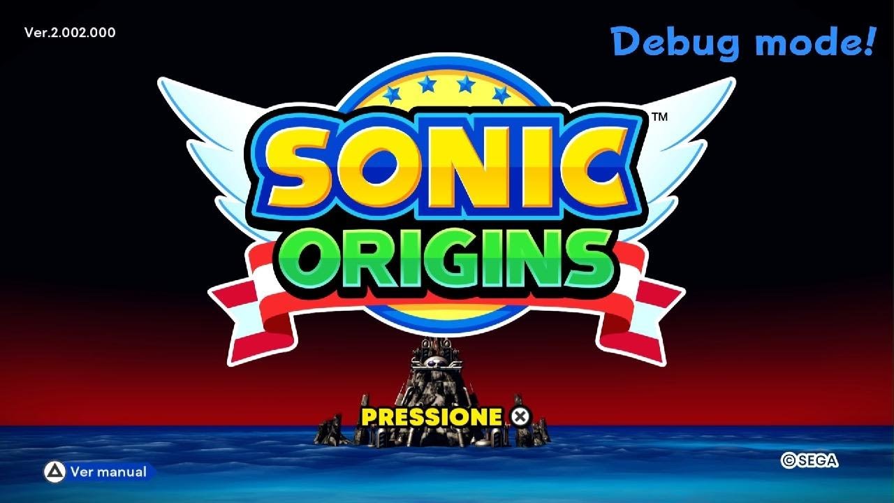 Como ativar Debug mode no sonic 1, 2 e 3!! (sonic origins)