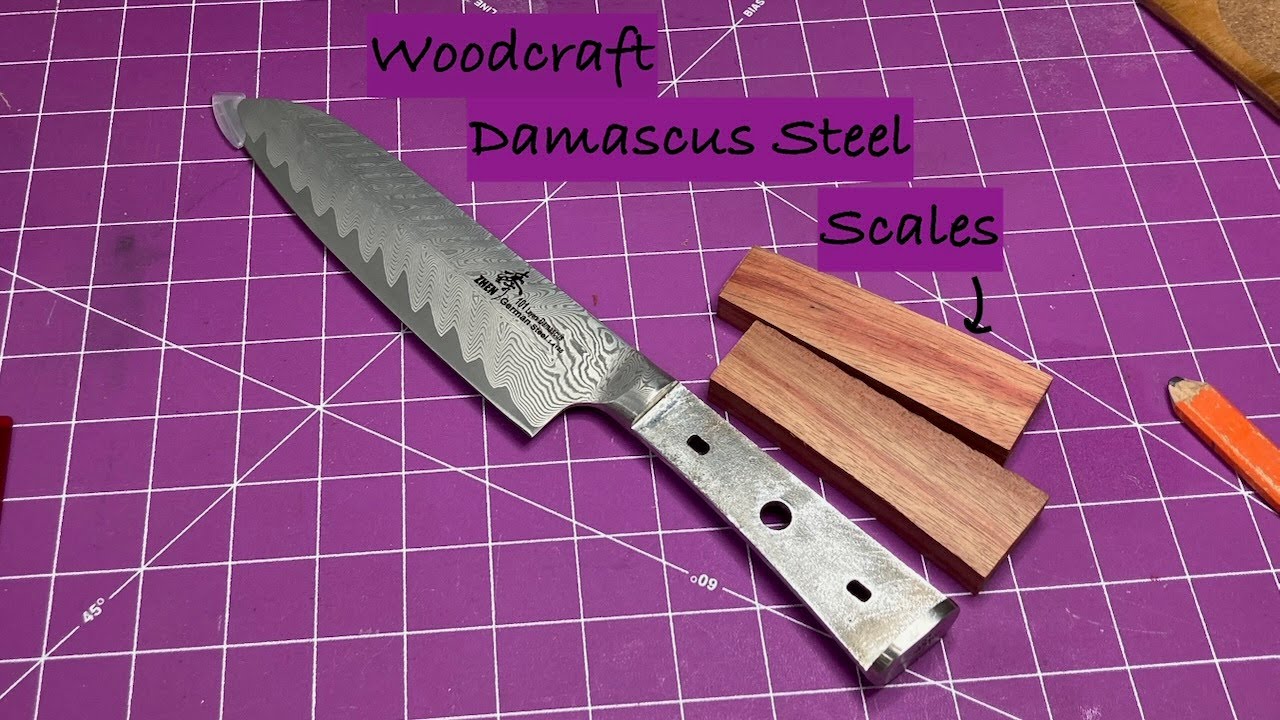 Putting Scales on a Woodcraft Knife Kit