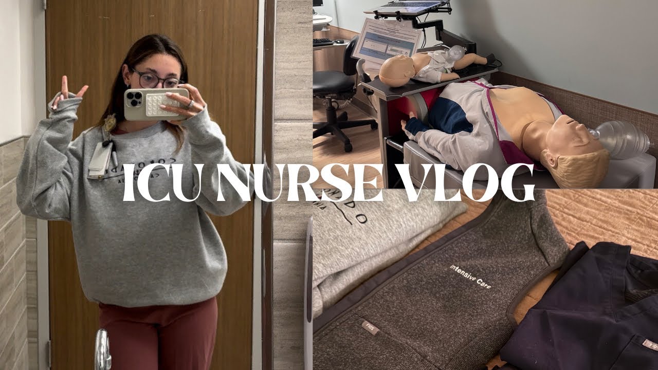 ICU NURSE VLOG: 3 12 hour shifts, on call shift & my nursing journey