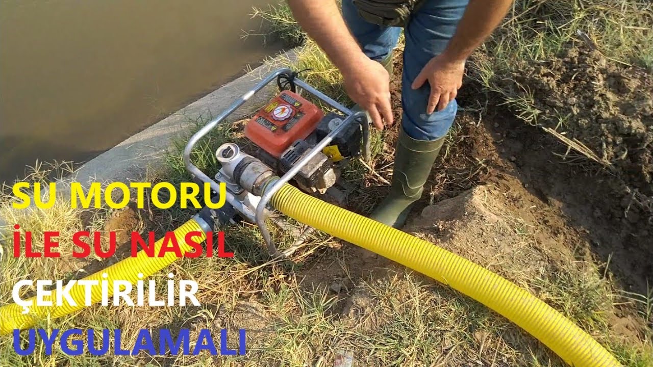 Bah&ccedil;e Sulamada Su Motoru İle su &Ccedil;ekerken Neler Olabilir! Su Motoru Hava yaparsa?